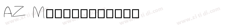 AZ Medium字体字体转换